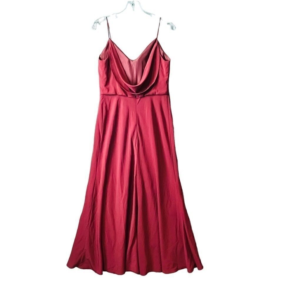 Jenny Yoo Collection Evening Formal Bridesmaid Gown Maxi Dress Dusty Rose US 10 - Picture 8 of 14